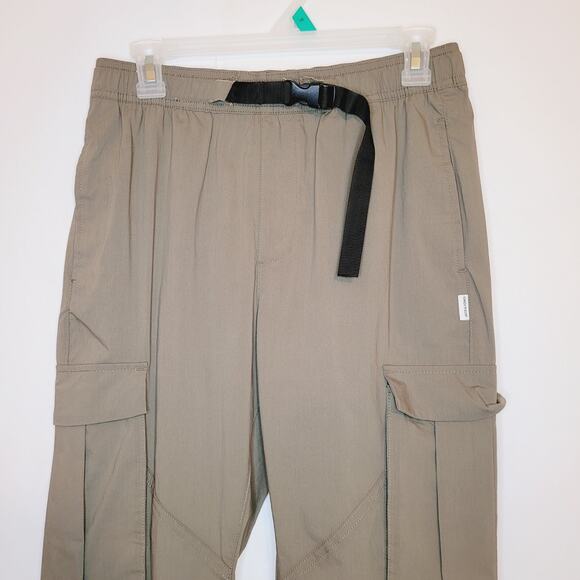 Jack and Jones womens khaki green belted cargo utility pants Size XS - Picture 5 of 16